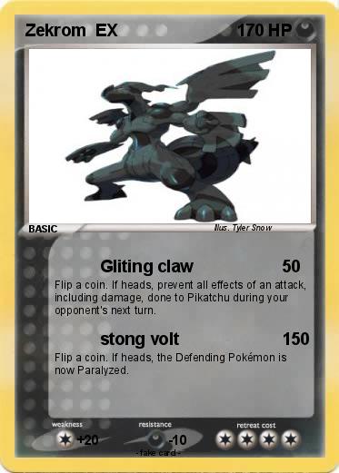 Pokemon Zekrom  EX