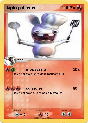 Pokemon lapin patissier