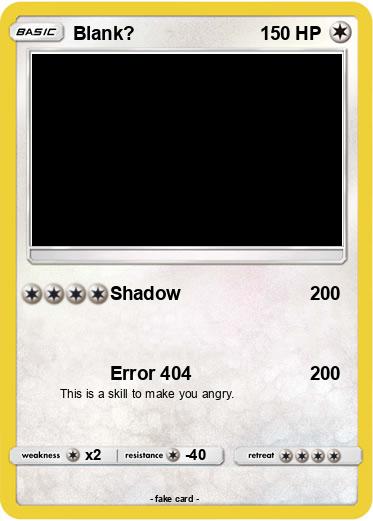 Pokemon Blank?