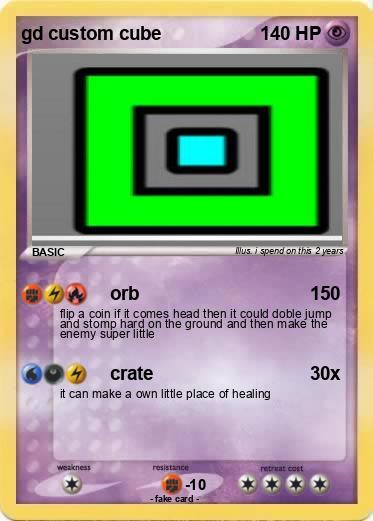 Pokemon gd custom cube