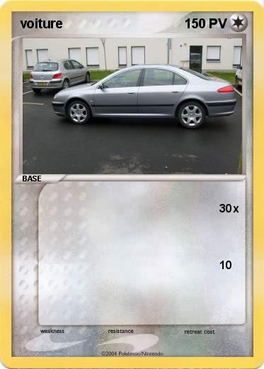 Pokemon voiture 
