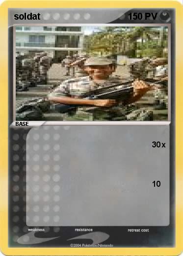 Pokemon soldat