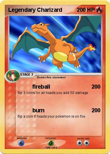 Pokemon Legendary Charizard