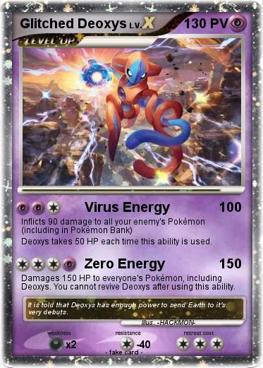 Pokemon Glitched Deoxys