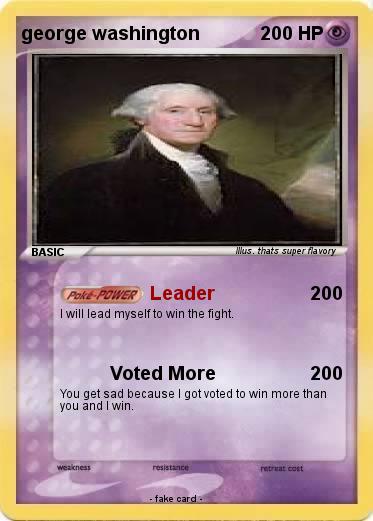 Pokemon george washington