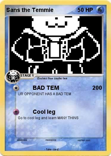 Pokemon Sans the Temmie