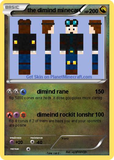 Pokemon the dimind minecart
