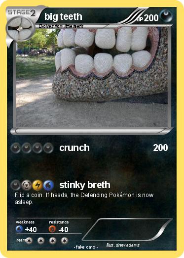 Pokemon big teeth
