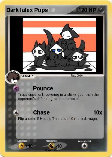 Pokemon Dark latex Pups