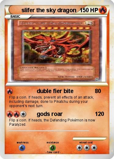 Pokemon slifer the sky dragon