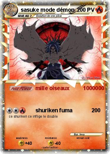 Pokemon sasuke mode démon