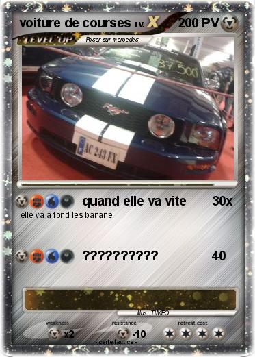 Pokemon voiture de courses
