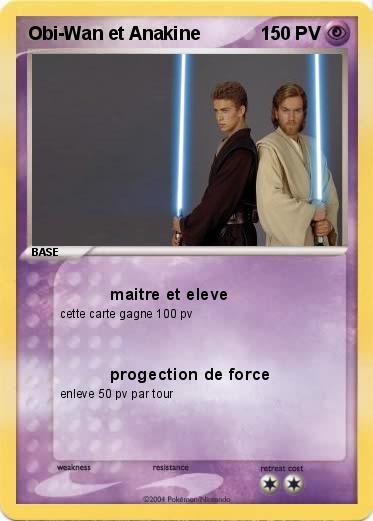 Pokemon Obi-Wan et Anakine
