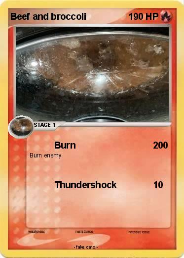 Pokemon Beef and broccoli