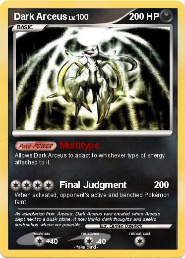 Pokemon Dark Arceus