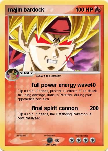 Pokemon majin bardock