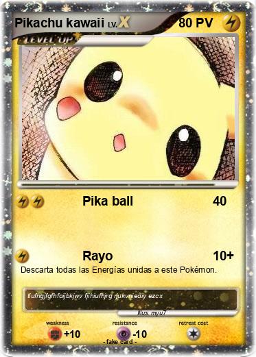 Pokemon Pikachu kawaii