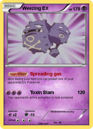 Pokemon Weezing EX