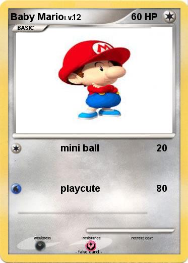 Pokemon Baby Mario