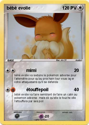Pokemon bébé evolie