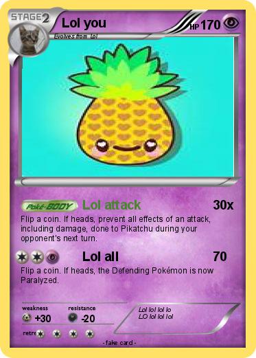 Pokemon Lol you