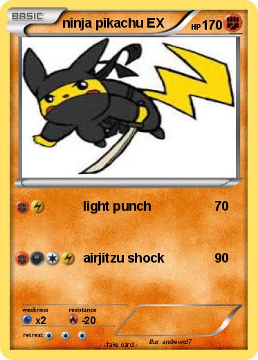 Pokemon ninja pikachu EX