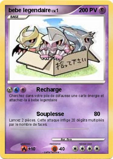 Pokemon bebe legendaire