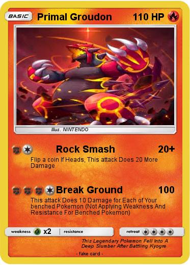Pokemon Primal Groudon