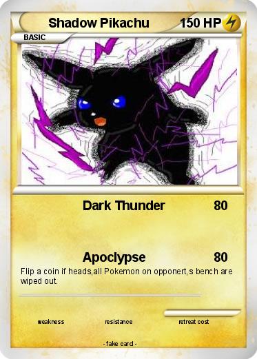 Pokemon Shadow Pikachu