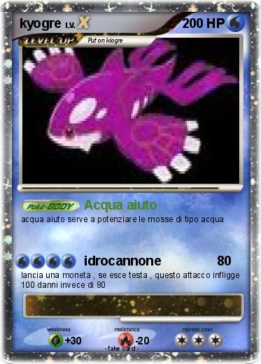 Pokemon kyogre