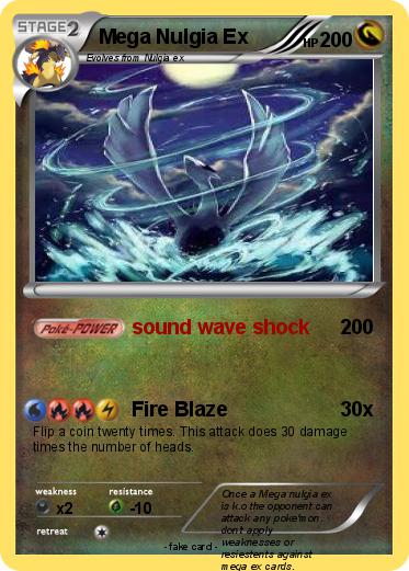 Pokemon Mega Nulgia Ex