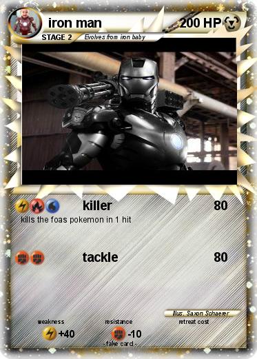 Pokemon iron man