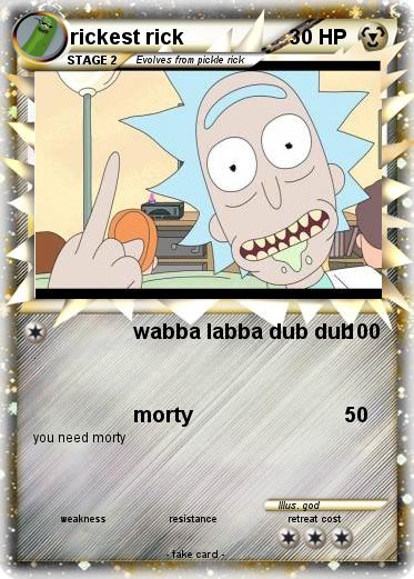 Pokemon rickest rick