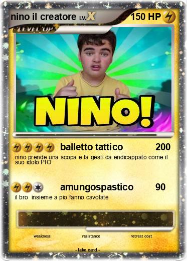 Pokemon nino il creatore