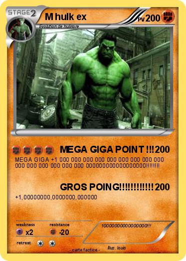Pokemon M hulk ex