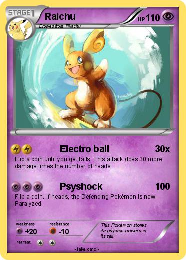 Pokemon Raichu