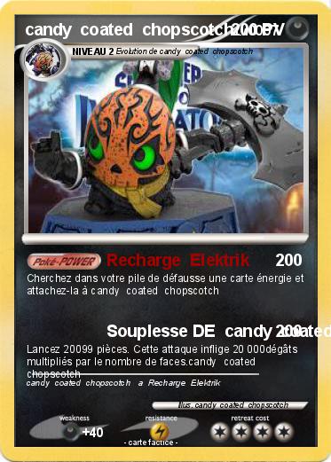 Pokemon candy  coated  chopscotch