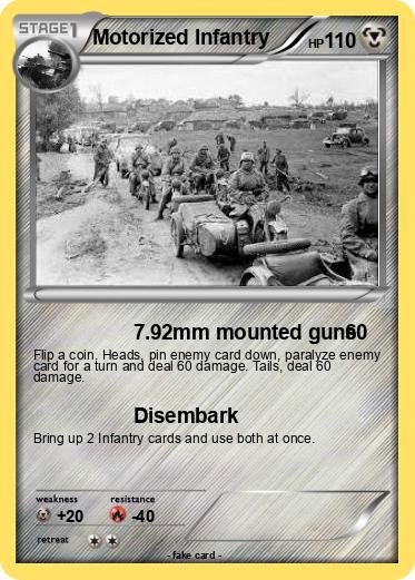 Pokemon Motorized Infantry