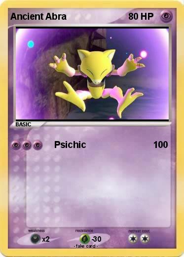 Pokemon Ancient Abra