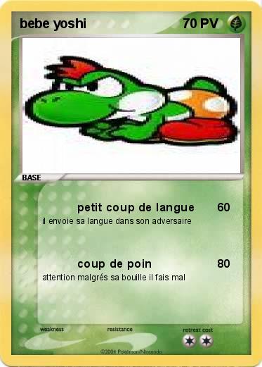 Pokemon bebe yoshi