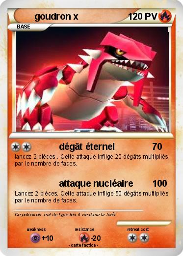 Pokemon goudron x