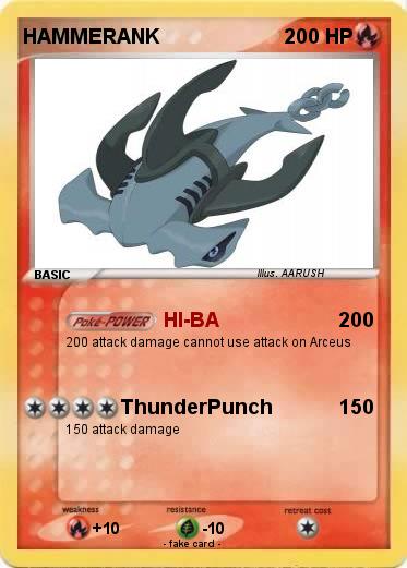 Pokemon HAMMERANK