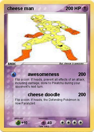 Pokemon cheese man