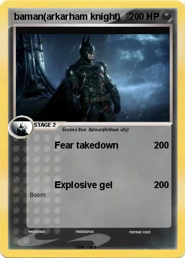 Pokemon baman(arkarham knight)