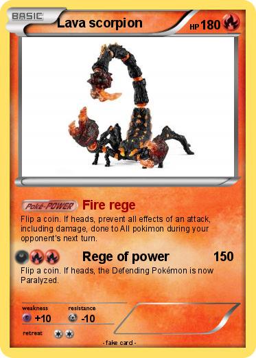 Pokemon Lava scorpion