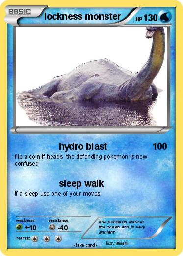 Pokemon lockness monster