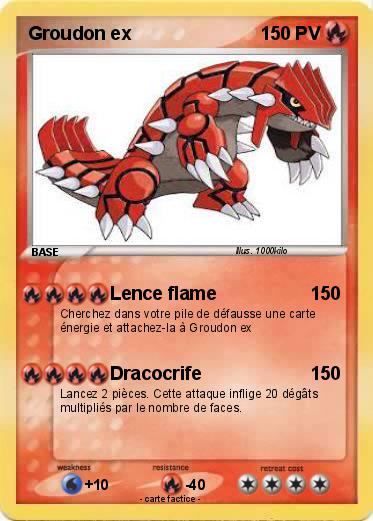 Pokemon Groudon ex