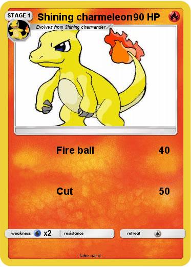 Pokemon Shining charmeleon