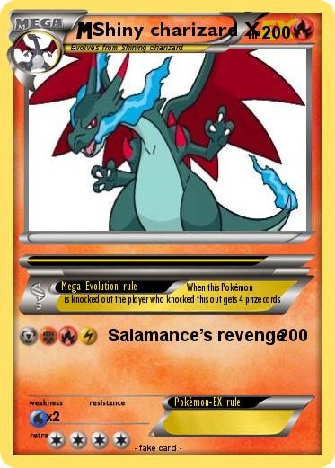 Pokemon Shiny charizard X