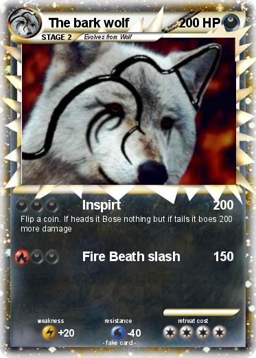 Pokemon The bark wolf